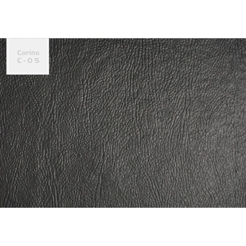 Sofá Atenas 3 Lugares 210cm C05 Corino Preto - Domi