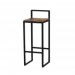 Banqueta Alta Balcão Bistrô Industrial Premium Madeira Imbuia
