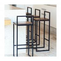 Banqueta Alta Balcão Bistrô Industrial Premium Madeira Imbuia