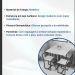 Conjunto Mesa Imbuia 4 Cadeiras Pequena Estofado Industrial White e Marrom