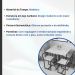 Conjunto Mesa Pinus 4 Cadeiras Estofado Industrial White e Preto