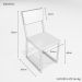 Conjunto Mesa de Jantar Quadrada 4 Cadeiras Pinus Riviera Industrial Dourado