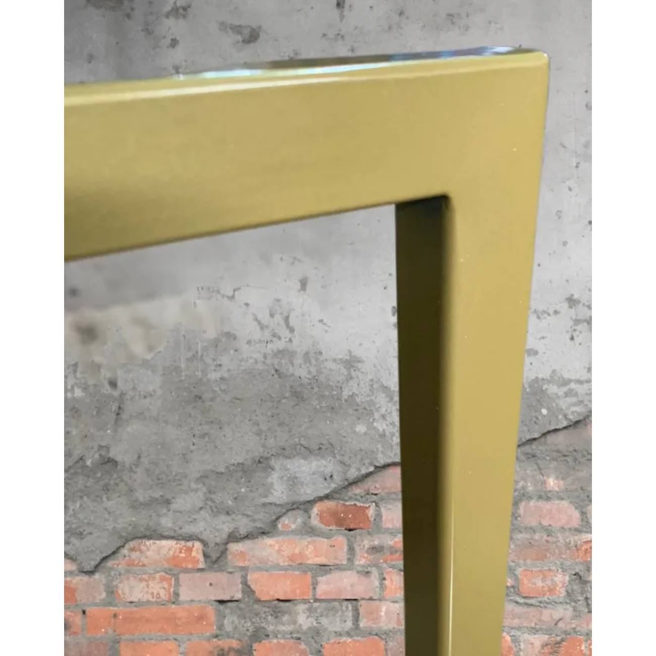 Conjunto Mesa de Jantar Retangular 4 Cadeiras Imbuia Riviera Industrial Dourado