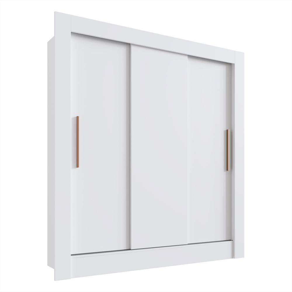 Guarda-Roupa Bariloche 3 Portas de Correr Doripel Branco
