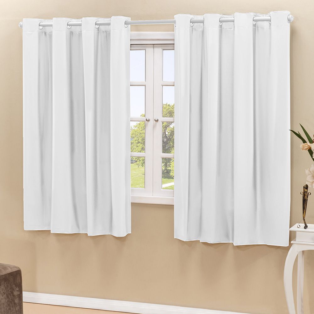 Cortina Blackout PVC Branco Corta Luz 2,80m X 2,30m