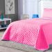 Kit Cobre Leito Dual Color Pink/Rosa Queen 03 Peças - Dupla Face
