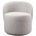 Conjunto Poltronas Decorativas Astrid Columbia Cinza com Base Giratória