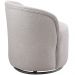 Conjunto Poltronas Decorativas Astrid Columbia Cinza com Base Giratória