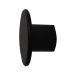 Pino Suporte para Espelho Adnet Pendurador de Casaco de Parede Aço Carbono 1,5cm Preto