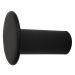 Pino Suporte para Espelho Adnet Pendurador de Casaco de Parede Aço Carbono 3cm Preto