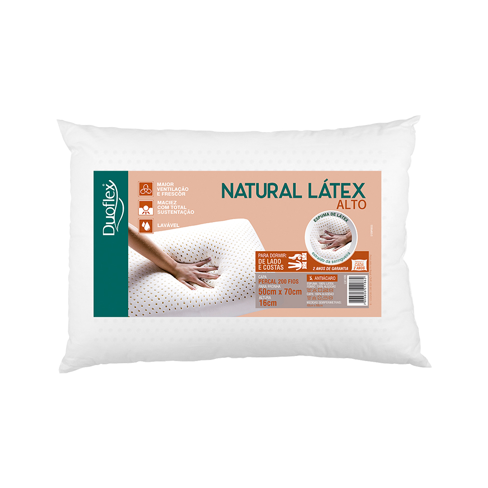 Travesseiro Morfeu Látex Branco