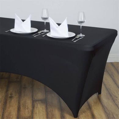 Capa Spandex para mesa 1,52m x 70cm Preta