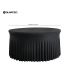 Toalha Spandex para mesa redonda 152cm Preta