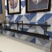 Aparador industrial aço cor preto 180x30x40cm (C)x(L)x(A) cor mdf preto modelo ind39papr
