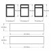 Aparador industrial aço preto mdf 30cm cor amadeirado ind04aeapr