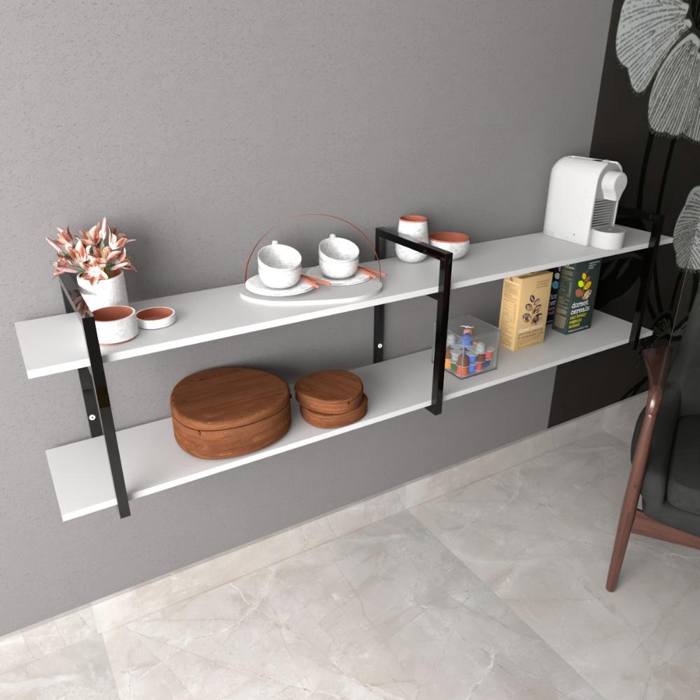 Aparador industrial cantinho cafe branco off white escritorio carrinho hall entrada