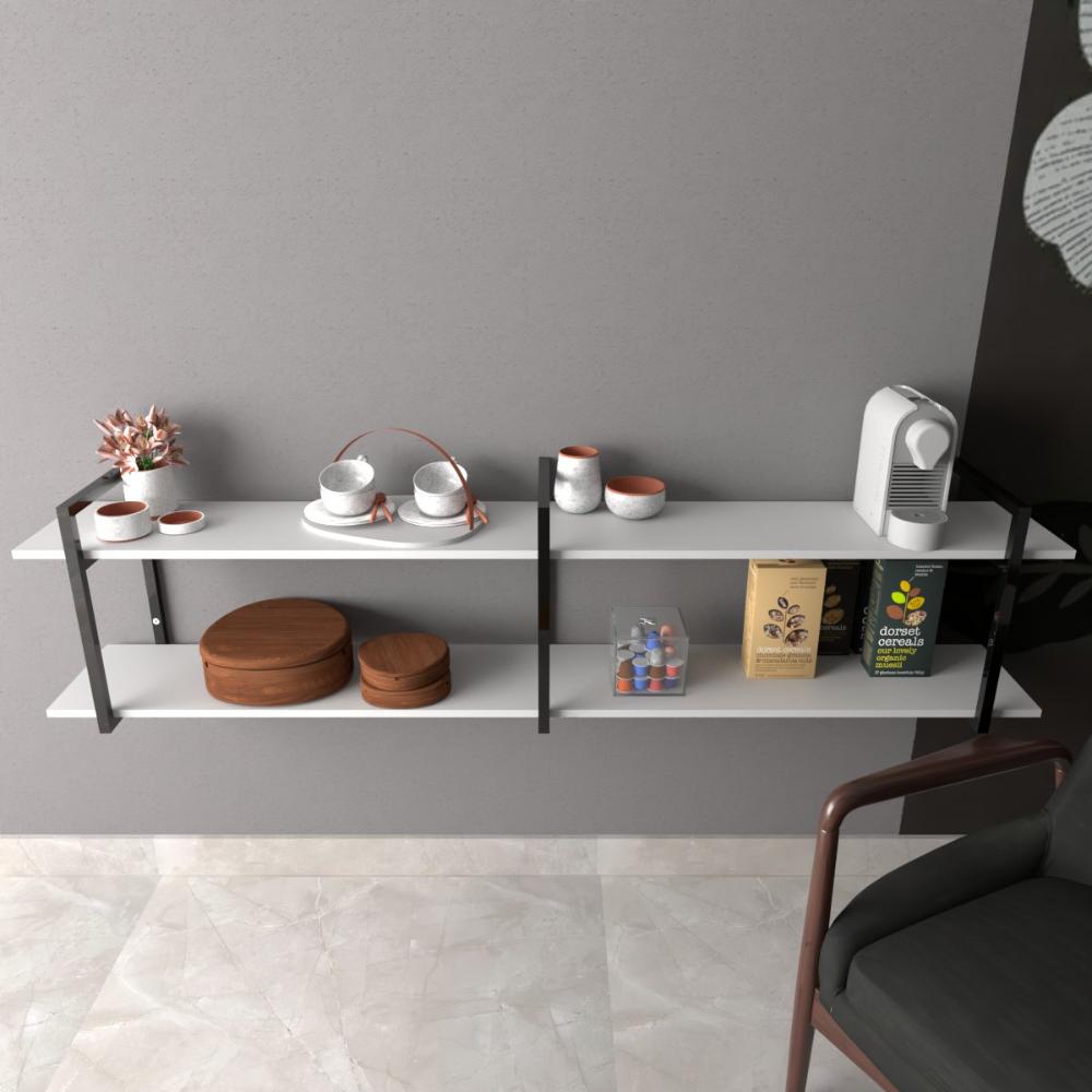 Aparador industrial cantinho cafe branco off white escritorio carrinho hall entrada