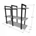 Bar adega Estilo Inudustrial prateleira industrial prateleira de parede prateleira mdf prateleira de ferro e madeira