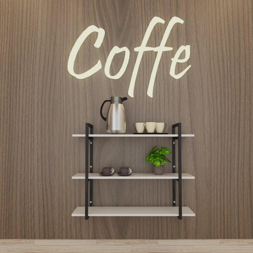 Estante cantinho do café prateleira industrial prateleira industrial Prateleira industrial suspensa prateleira para