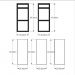 Estante estilo industrial sala aço cor preto 60x30x68cm (C)x(L)x(A) cor mdf preto modelo ind25psl