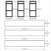 Estante industrial escritório aço cor preto 180x30x68cm (C)x(L)x(A) cor mdf branco modelo ind32bes
