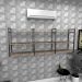 Estante industrial escritório aço preto 180x30x68cm amadeirado ind35aees