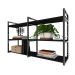 Estante industrial moveis escritorio quarto estante infantil planta preto organizador brinquedos