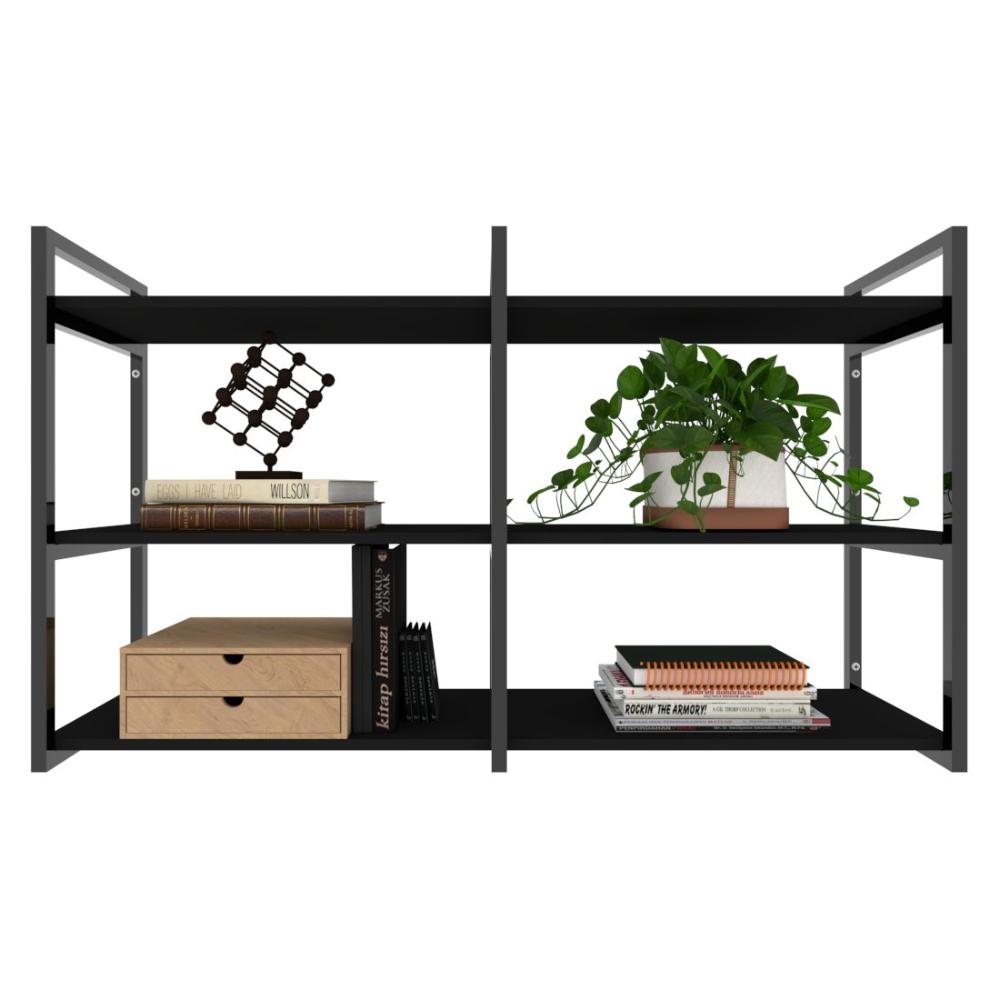 Estante industrial moveis escritorio quarto estante infantil planta preto organizador brinquedos