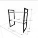 Mesa de cabeceira industrial suspensa mesa lateral preta mesas de cabeceira criado mudo preto kit mesa cabeceira