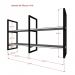 Nicho Industrial Suspenso Teto Cozinha prateleira industrial suspensa nicho industrial nichos para cozinha suporte
