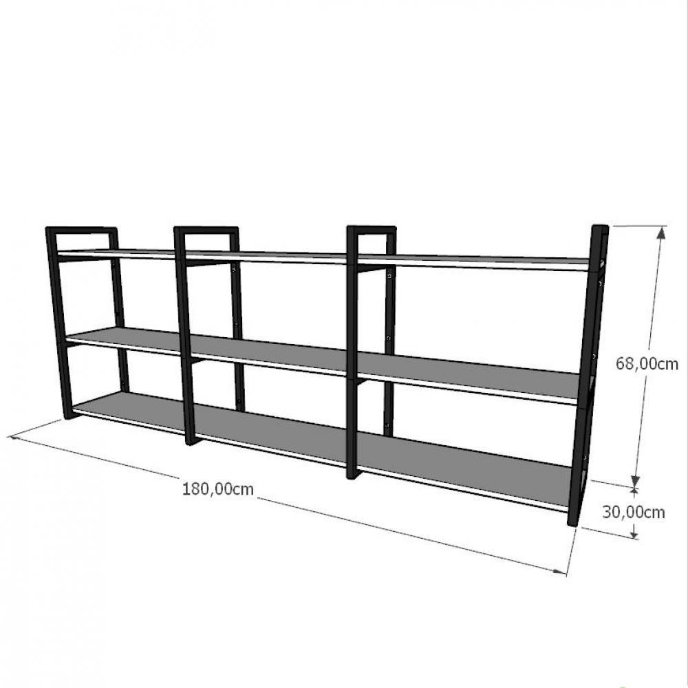 Nicho industrial prateleira sala estante nicho prateleira para sala prateleira para sala suporte suspensa industrial