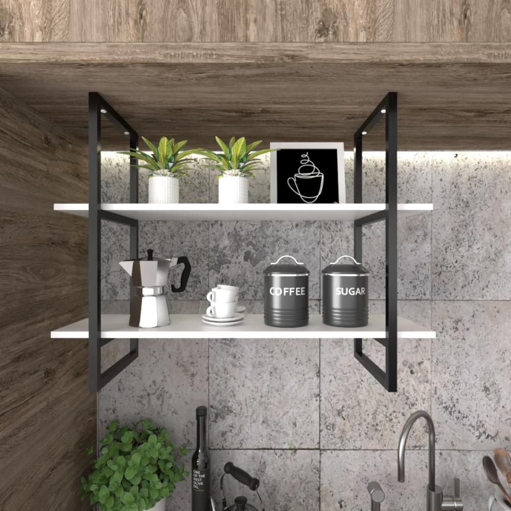 Prateleira Suspensa Industrial Teto Cozinha nichos para cozinha nicho industrial nichos para cozinha nichos para cozinha