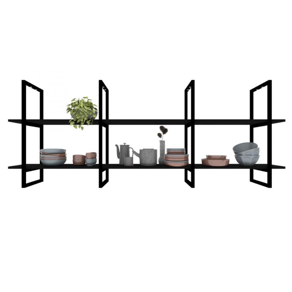 Prateleira Suspensa Industrial Teto Cozinha nichos para cozinha nicho industrial nichos para cozinha pratileira mdf