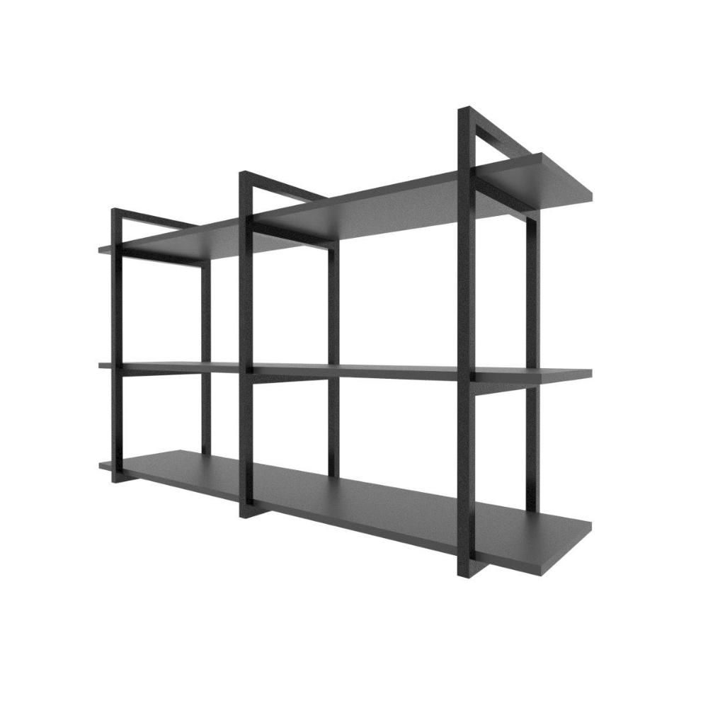 Prateleira estante estilo Industrial escritório prateleira para quarto prateleira para quarto suporte suspensa