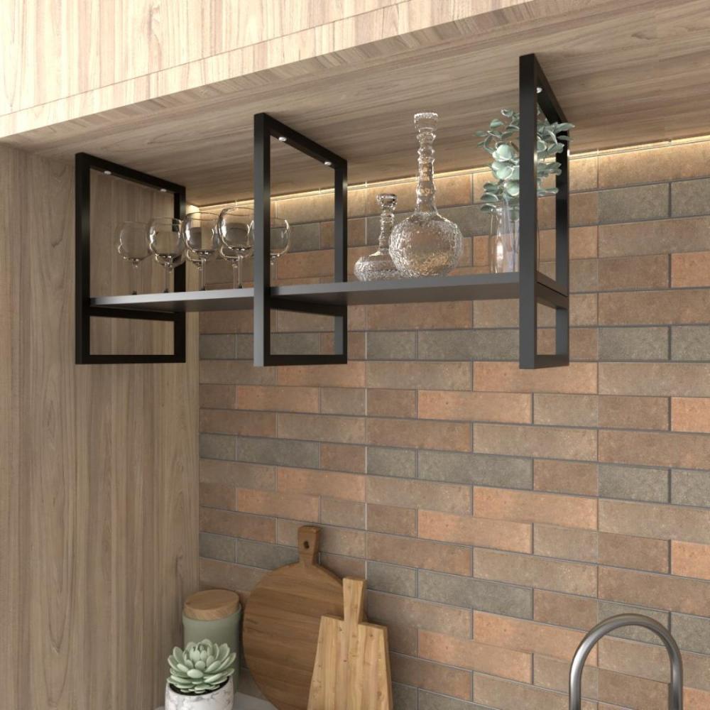 Prateleira industrial cozinha suporte para prateleira industrial nicho industrial nichos para cozinha Prateleira