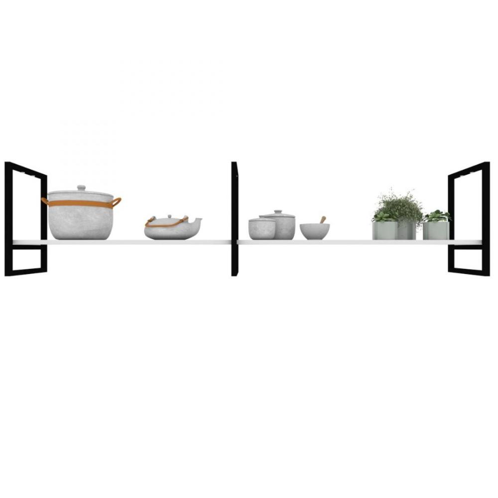 Prateleira industrial cozinha suporte para prateleira industrial nicho industrial nichos para cozinha pratileira mdf
