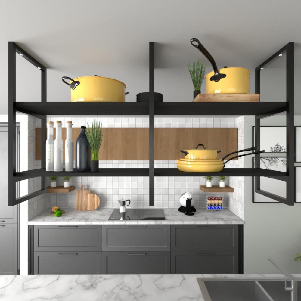 Prateleira industrial cozinha suporte para prateleira industrial nicho industrial nichos para cozinha pratileira mdf