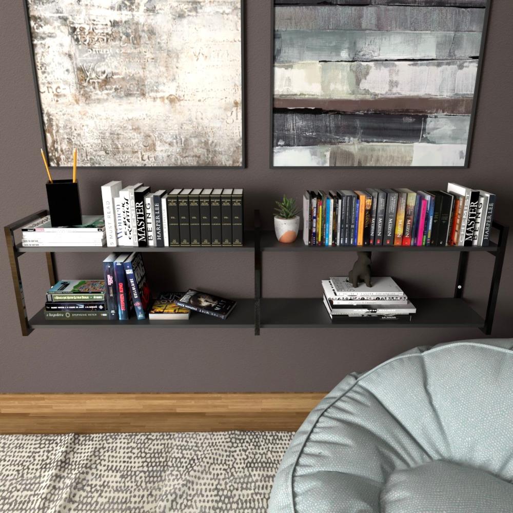 Prateleira industrial moveis escritorio quarto estante infantil livro preto organizador brinquedos
