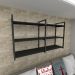 Prateleira industrial para Sala aço cor preto prateleiras 30 cm cor preto modelo ind11psl