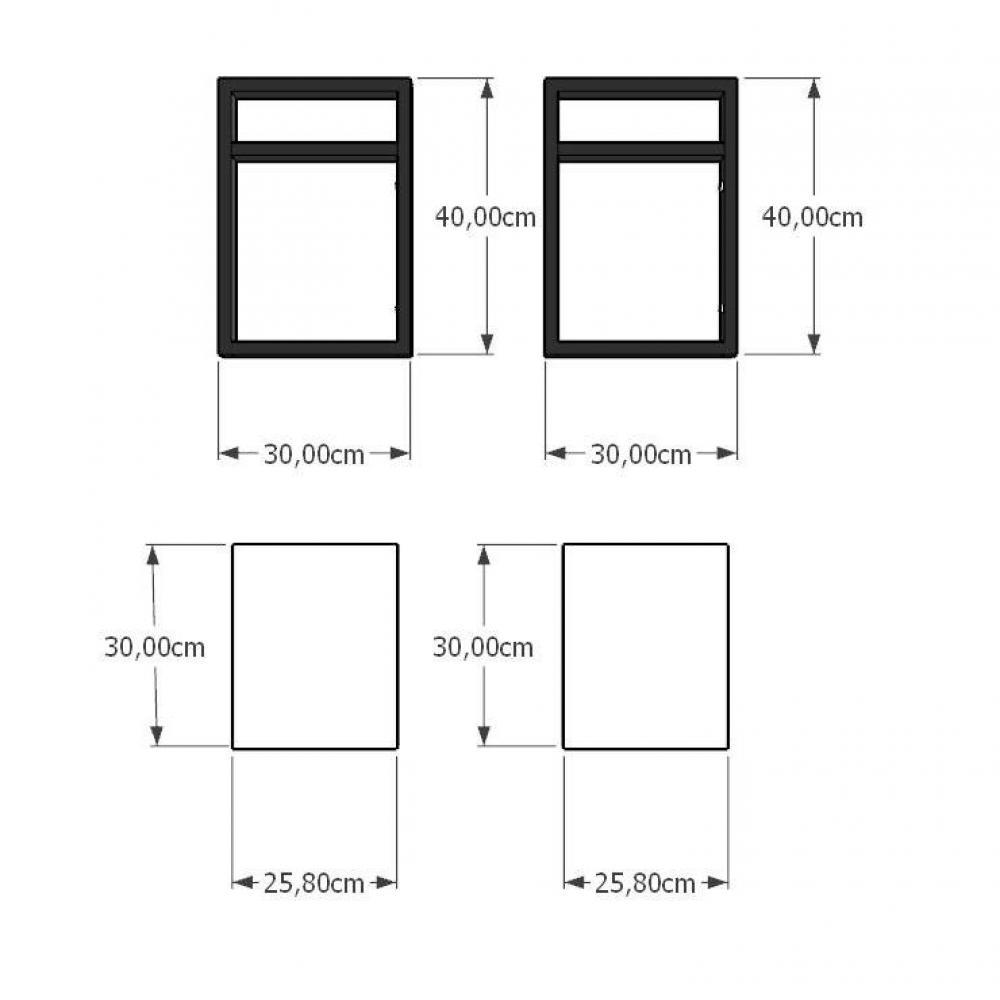 Prateleira industrial para Sala aço cor preto prateleiras 30 cm cor preto modelo ind24psl