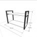 Prateleira industrial para cozinha aço cor preto prateleiras 30 cm cor cinza modelo ind01cc