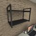 Prateleira industrial para escritório aço cor preto prateleiras 30 cm cor preto modelo ind01pes