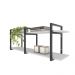 Prateleira industrial sala estar estante nicho parede mdf suspensa pratileira ferro branco off white