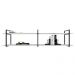 Prateleira industrial sala estar estante nicho parede mdf suspensa pratileira ferro branco off white