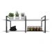 Prateleira nichos cozinha branco off white suporte industrial suspensa