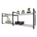 Prateleira nichos cozinha branco off white suporte industrial suspensa