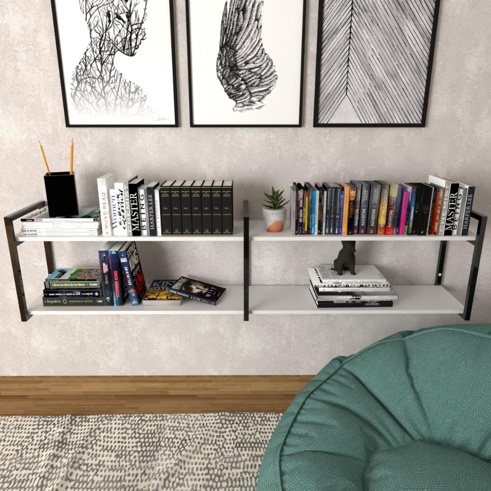 Prateleira para livros moveis escritorio quarto estante infantil livro branco organizador brinquedos