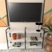 Rack industrial home parede hack bancada rack rak branco off white