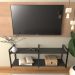 Rack industrial home parede hack bancada rack rak preto