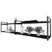 Rack industrial home parede hack bancada rack rak preto